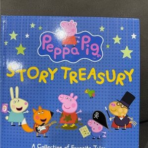 *All books 5/$15* Peppa Pig Story Treasury Book - Blue